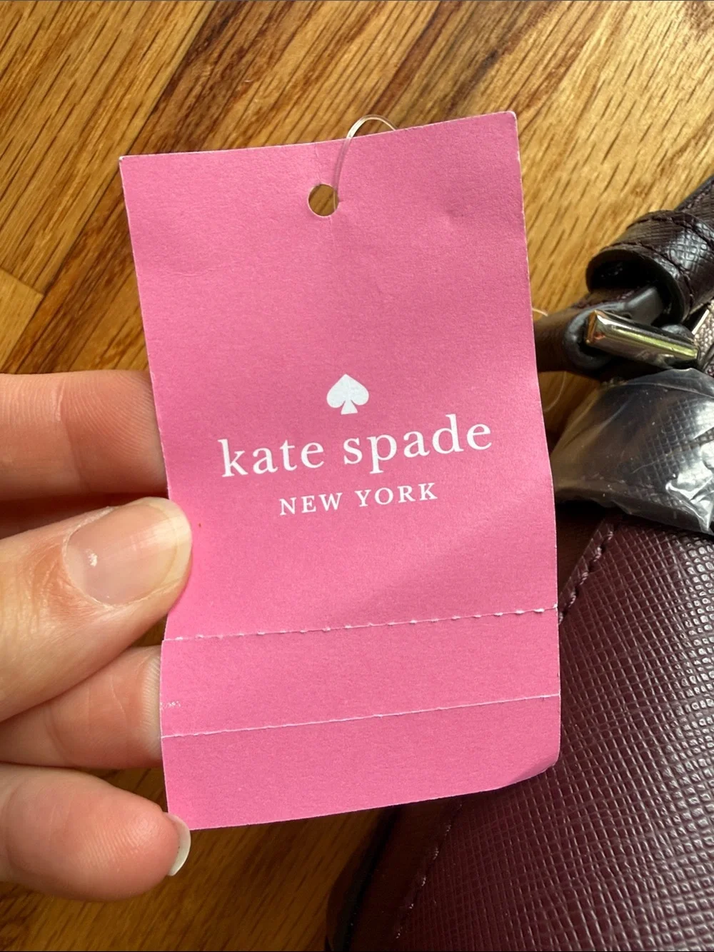 kate spade dome crossbody staci tricolor rose smoke purse bag new with tags